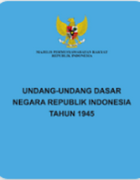 Image of Undang-undag dasar negara Republik Indonesia tahun 1945