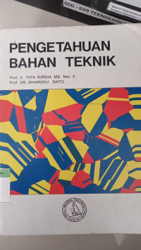 Image of Pengetahuan Bahan Teknik