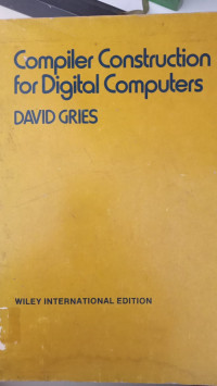 Image of Compiler construction for digital computers